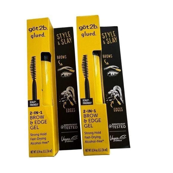 Got2B Glued 2 in 1 Brow Edge Gel .54oz(16ml) - Picture 1 of 2